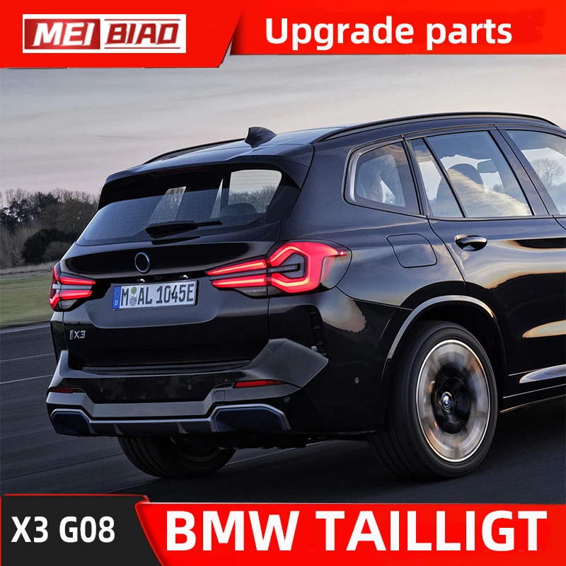 Upgrade Taillight Plug And Play Suit For BMW X3 G08 2018-2021 Year Modify  Facelift 2022 Style  Design Turning Lights Back  Led