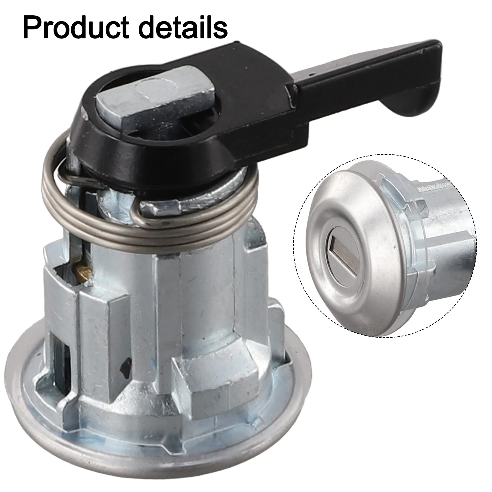 Vehicle Lock Cylinder Fuel Door Lock Cylinder As Shown Includes Necessary Keys Made Of Quality Materials Metal Construction