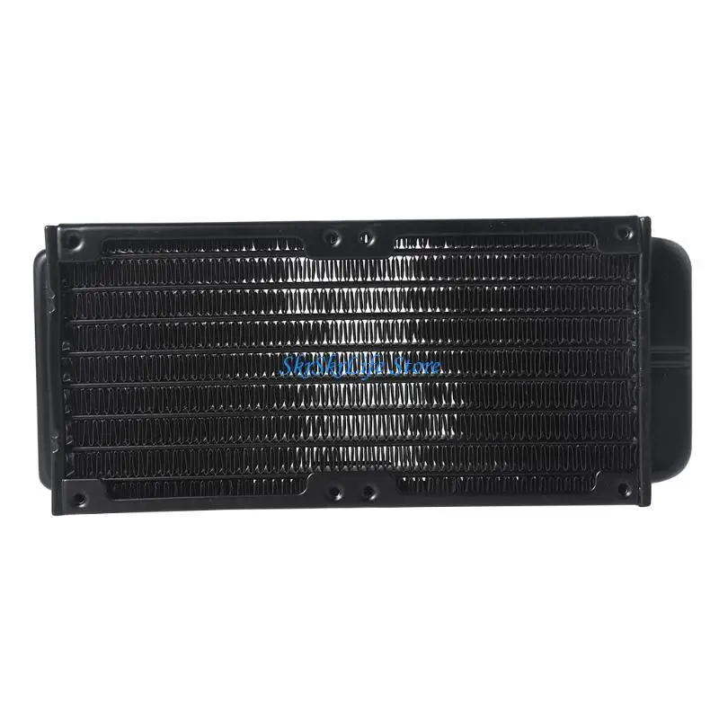 E65E Aluminum Radiator 10 Pipes Aluminum Heat Exchanger Liquid Cooling Heat Sink