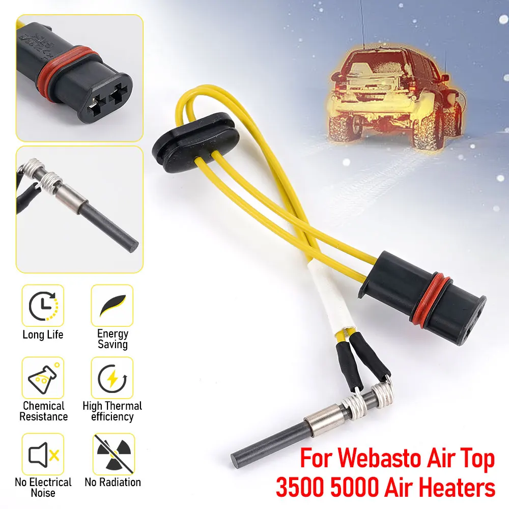 12V/24V Diesel Heater Glow Plug 3KW 5KW 91370B / 91371B Ceramic Pin For Webasto Air Top 3500 5000 Air Heaters