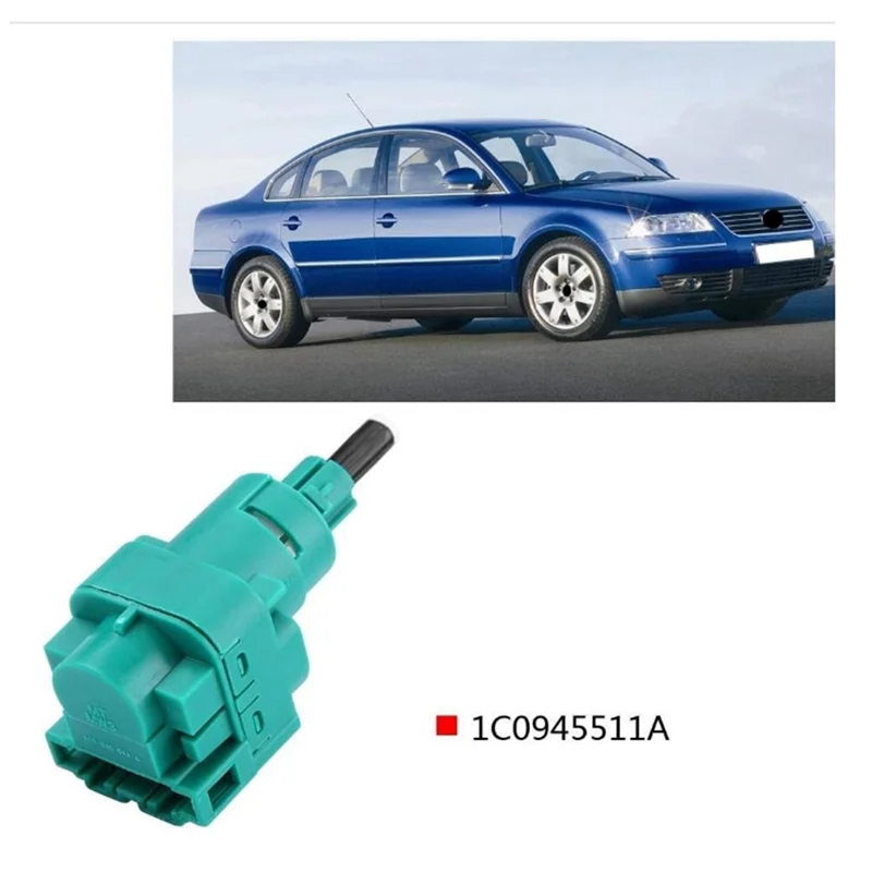 High Quality 4 Pin Brake Stop Light Switch For  A3 A4 A6 TT S4 R8 For Porsche Cayenne For VW Golf Jetta 1C0945511A Replaceme