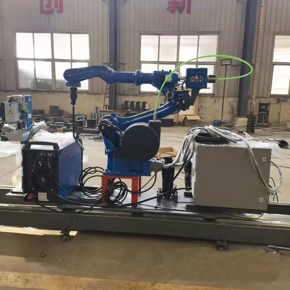 China good 6 axis welding robot arm  six axis Manipulator  robotic kits manufacturers Payload 6kg with mig tig welder