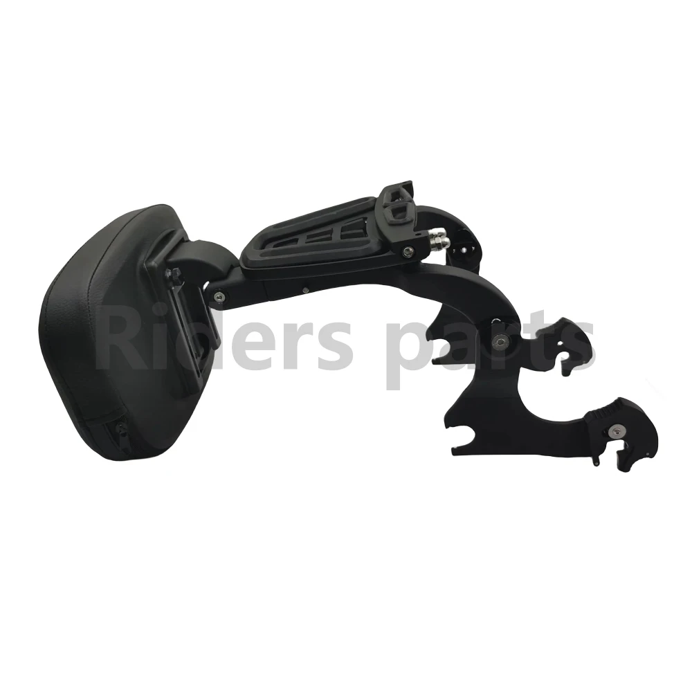 Suporte de liberação rápida para encosto de motorista e passageiro multiuso, Harley Touring Road King e Street Glide 2009-2023