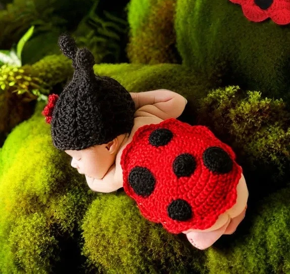 Baby Photography Clothing Cute Baby Photography Cartoon Clothing 2026 New Girls and Boys Knitted Baby Clothes