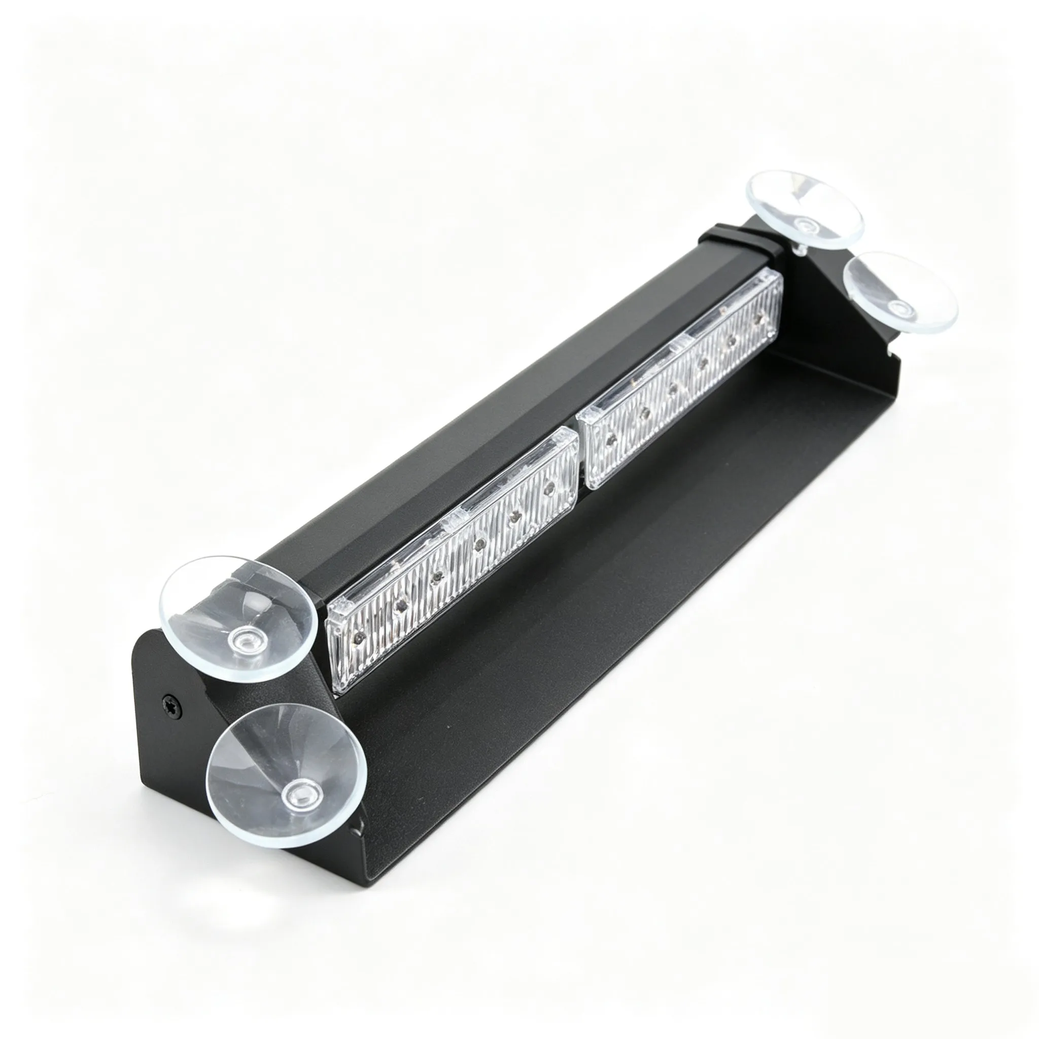 LAIKESI No installation suction cup type car mounted LED dual color flashing light cigarette lighter plug and play