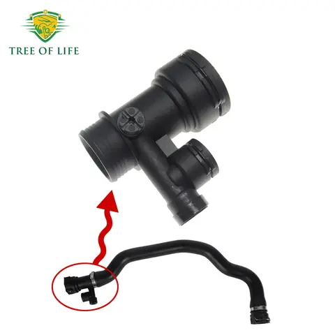 RADIATOR UPPER COOLANT WATER HOSE CONNECTOR FOR BMW E46 320D 318D 1998 1999 2000 2001 2002 2003 2004 2005 Diesel 11 53 2 249 778