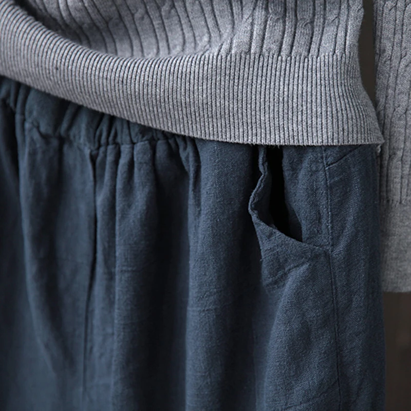 Neue Damen-Haremshose, Lässige Lange Hose, Bequeme Weite Hose für Frauen