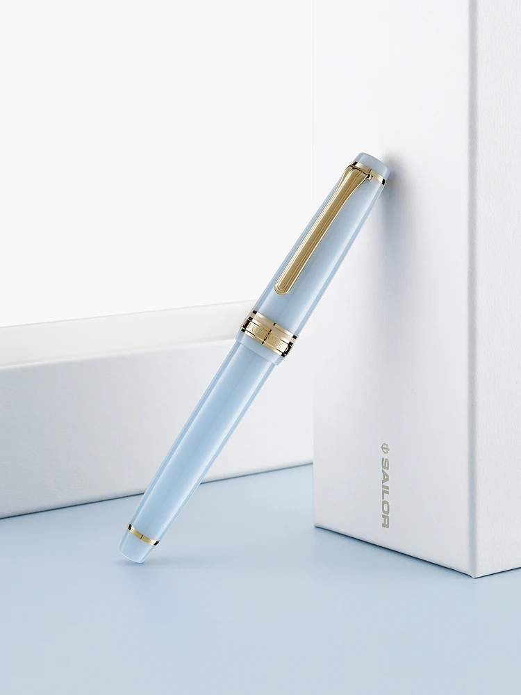 قلم حبر Sailor Shikiori Series 11-1224 بنك الاستثمار القومي الذهبي عيار 14 قيراط في Shokuhime Ryugu-jo Meigetsu ألوان أداة كتابة فاخرة