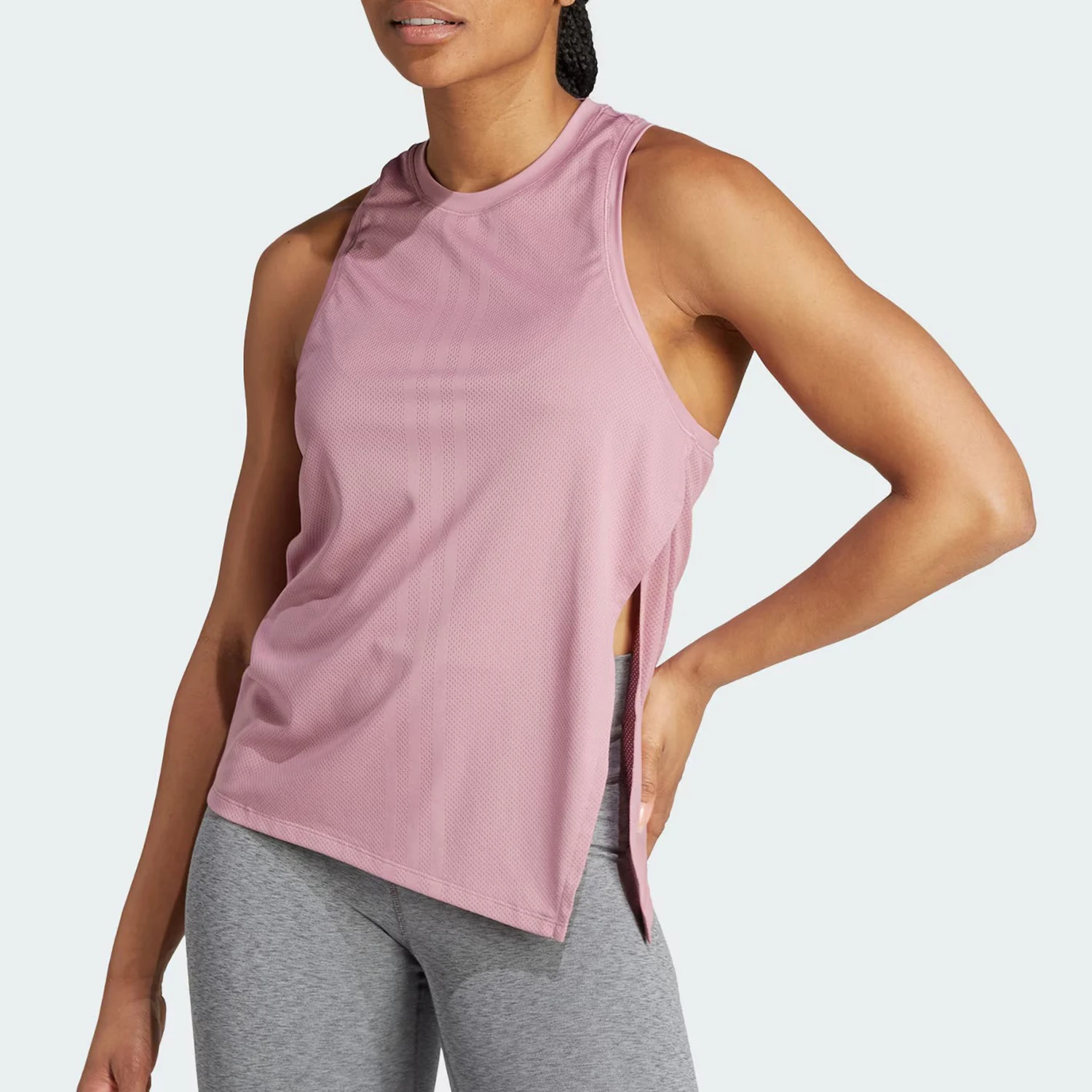 

Adidas Official Authentic New Women's Round Neck High-Intensity Training Sports Tank Top IM2671