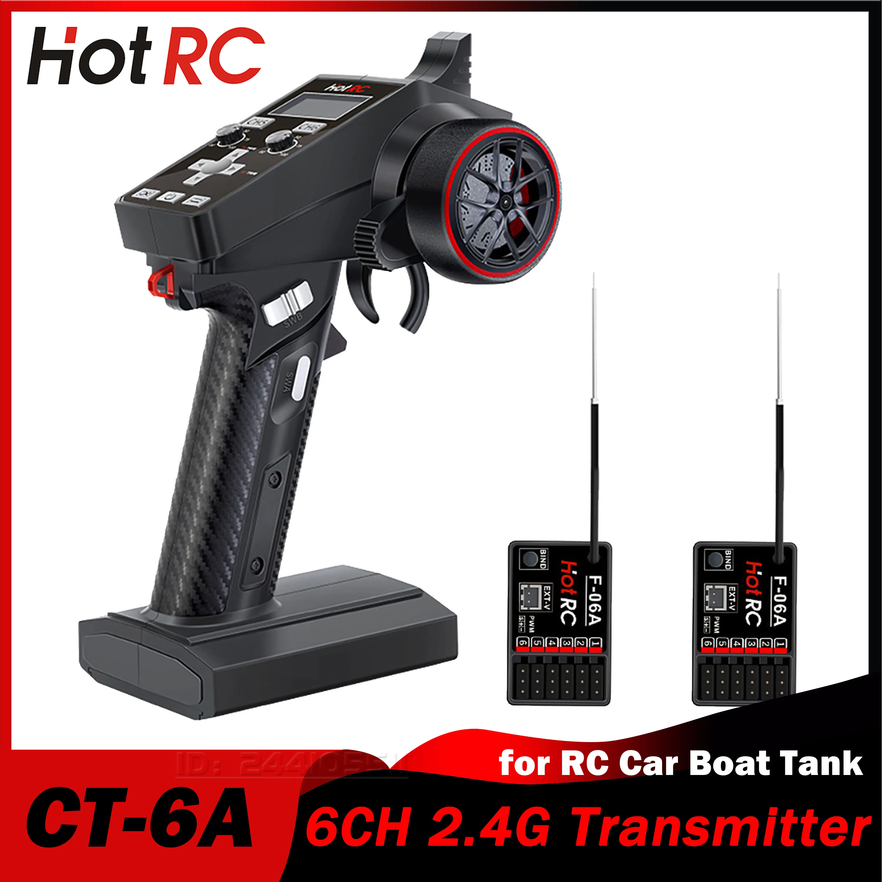 Hotrc CT-6A 6CH 2.4…