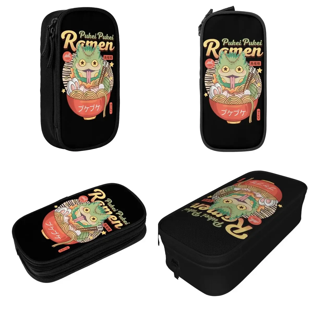 Ramen For Hunters Monster Hunter Pencil Cases Cute Pen Bag Girls Boys Big Capacity Students School Gift Pencil Pouch