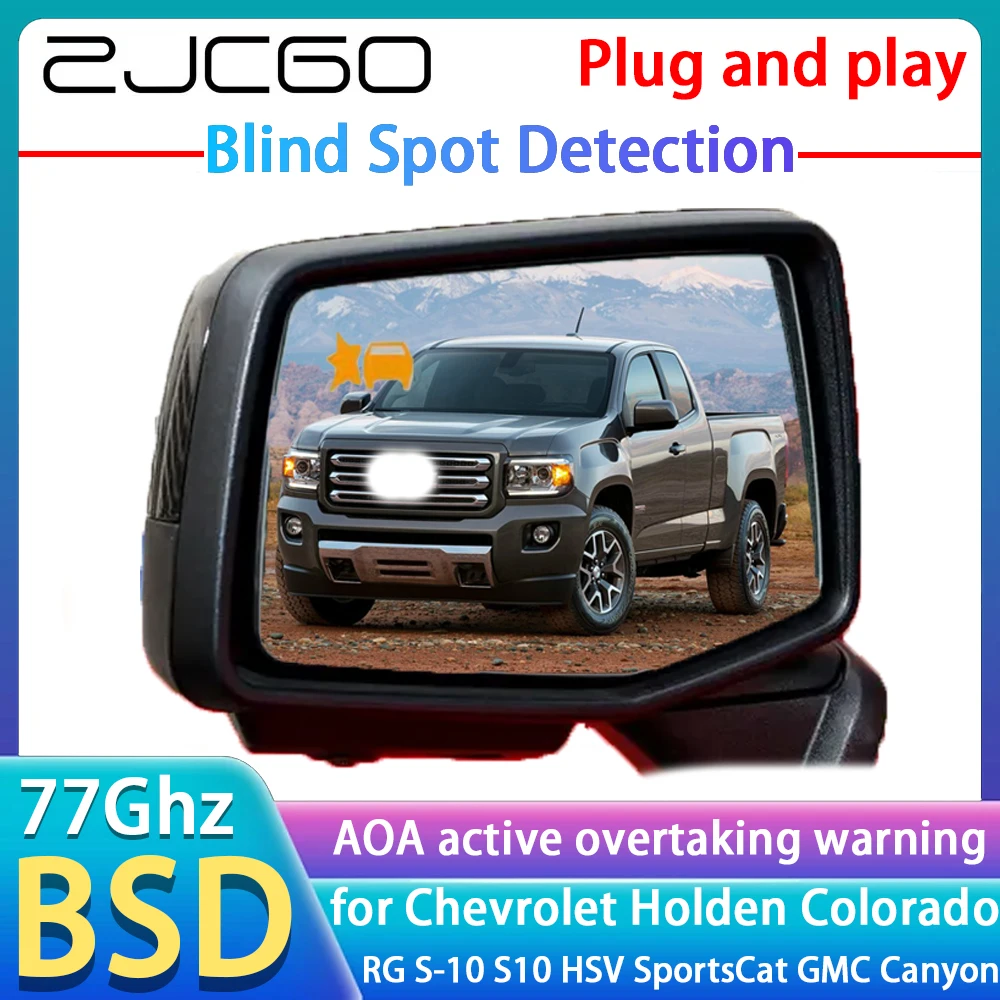 77GHz Radar Detector BSD Blind Spot Alert Mirror Assistance For Chevrolet Holden Colorado RG S-10 S10 HSV SportsCat GMC Canyon
