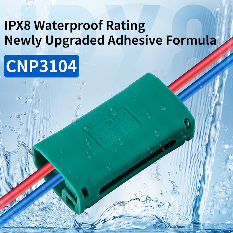 JINH IP68 Waterproof Gel Connector Set Professional Electrical Junction Box for CMK Block Weatherproof Installations Connectors