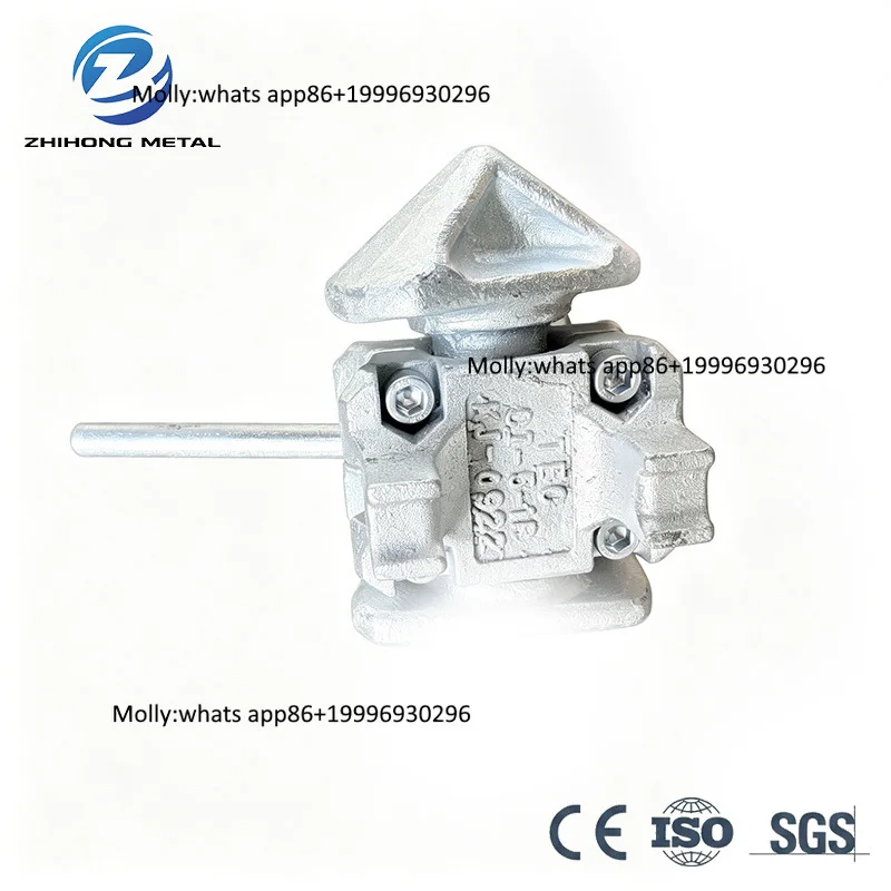 Steel Hinges See Container Accessories Shipping Container Lockscontainer Teile Locks Are Used for Container Twist Locks.