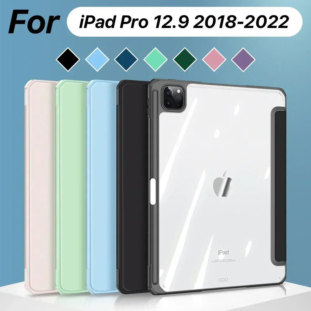 For IPad Pro 12.9 11 Case Funda Accessories For iPad 9.7 5/6th Air1/2 10th 10.5 Air3 Air4/5th Mini6 Generation Protective Cover