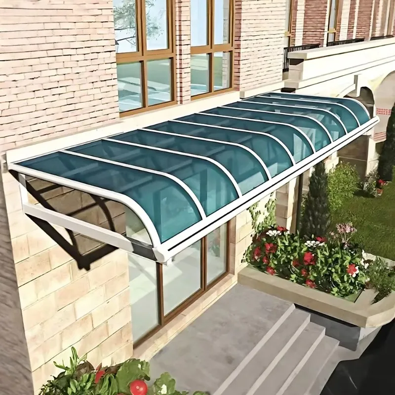 Durable Heavy Duty Aluminum Polycarbonate Carport Custom Waterproof Outdoor Parking Canopy For Residential Outdoor Space
