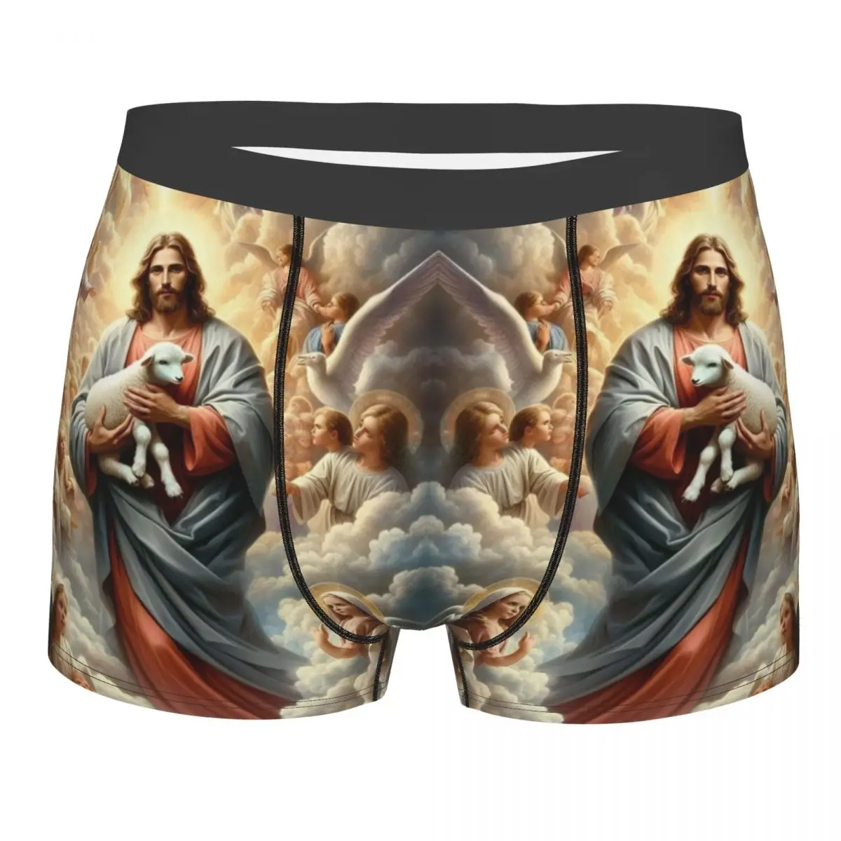 

Custom Sexy Religious Jesus Christ Boxers Shorts Panties Male Underpants Comfortable Briefs Underwear