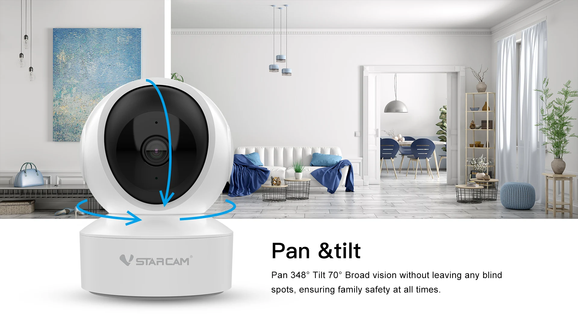 4MP UHD Vstarcam CS49Q Wireless PTZ IP Dome Camera 2.4G e 5G Dual Band WIFI RJ45 AI Rilevamento umanoide Sicurezza CCTV Baby Monitor