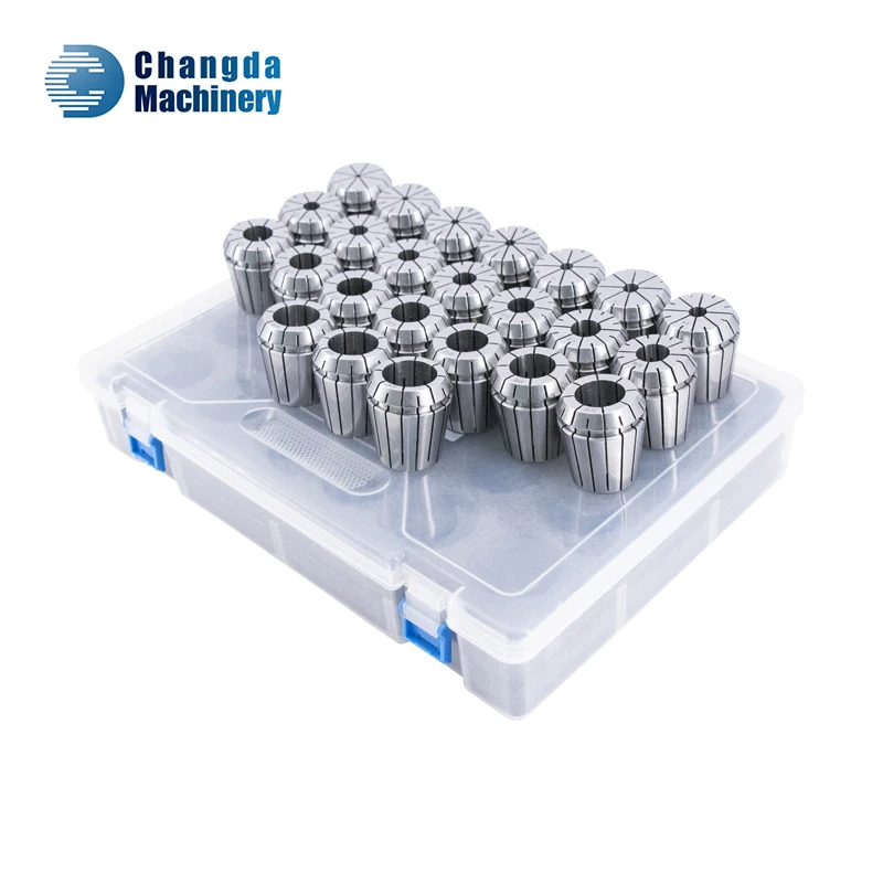 Machine Accessories High Precision Clamping Range 3mm-26mm Full Size  ER40 Spring Collets 24pcs/set (Inch)
