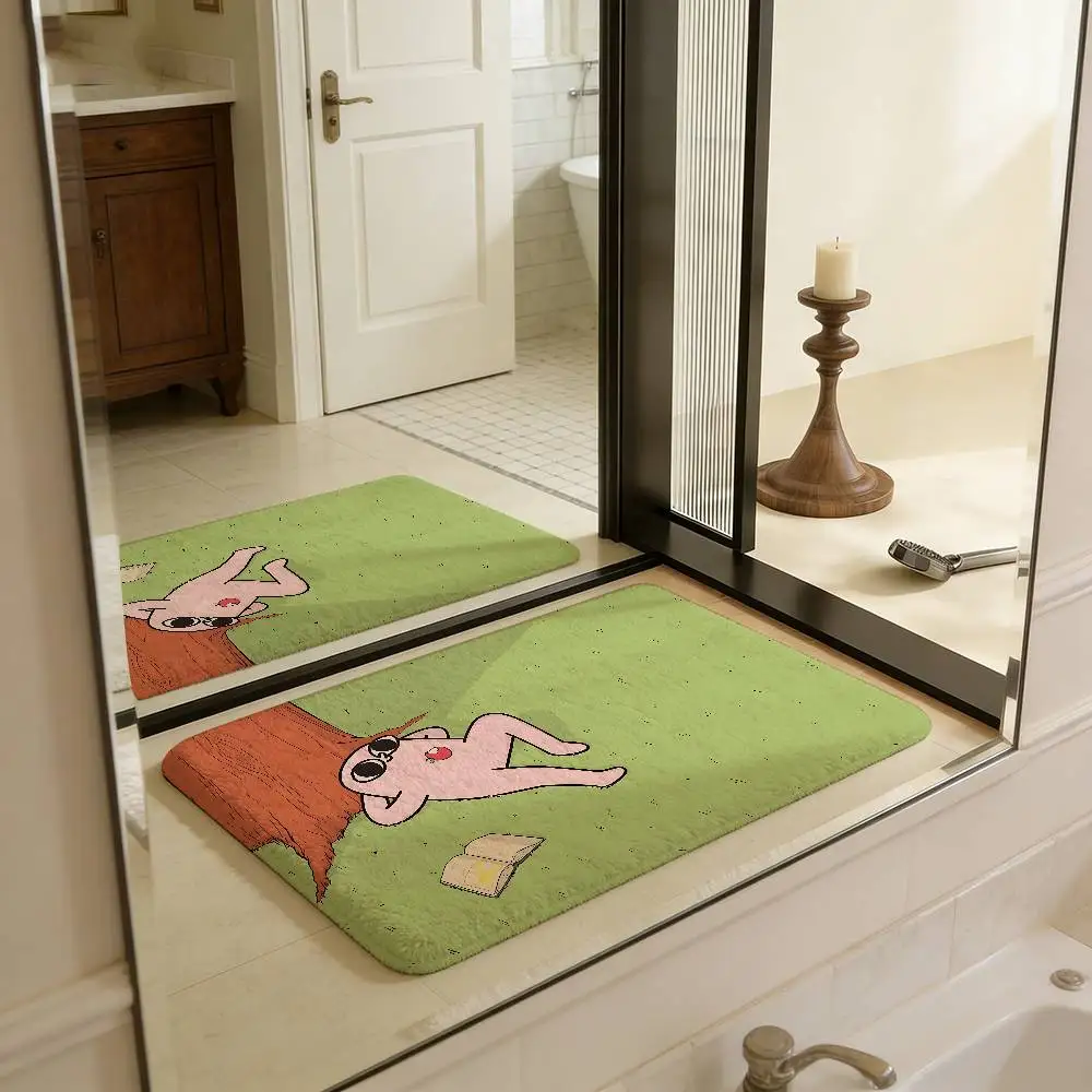 Cartoon Funny Big Eyes Ketnipz Floor Carpet Nordic Style Home Doormat Bathroom-Toilet Mats Bedroom Hotel Decor Mat