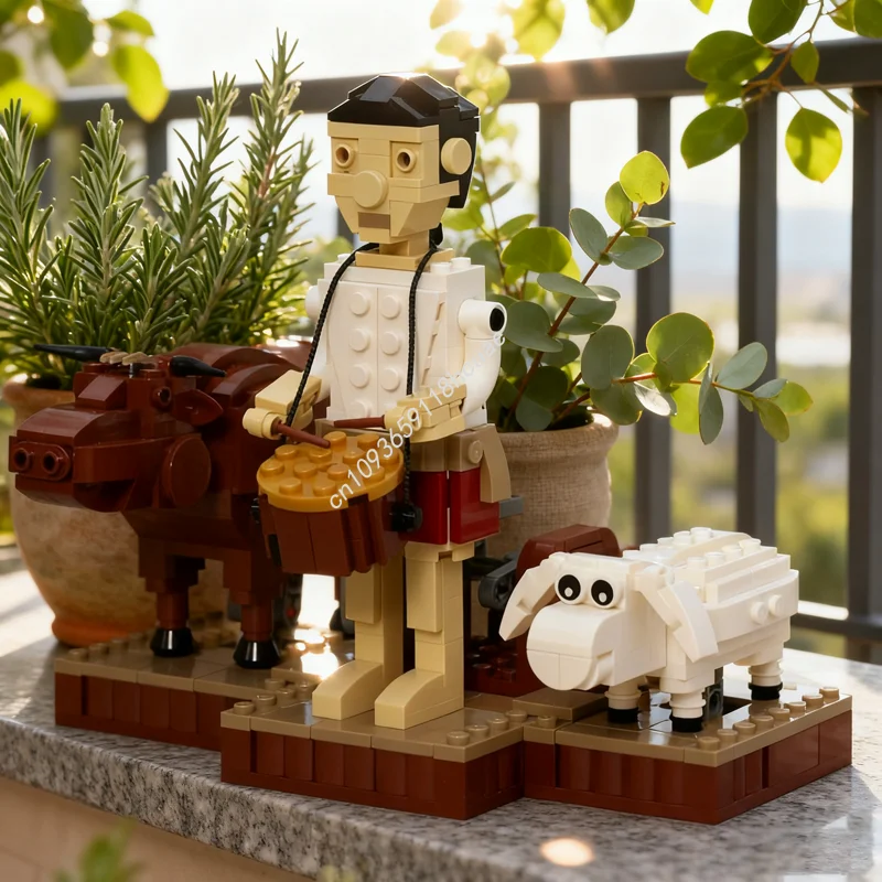 

526pcs MOC Little Drummer Boy Creator Experted Model Building blocks Construction DIY Brick Kids Christmas gifts toys Birthday