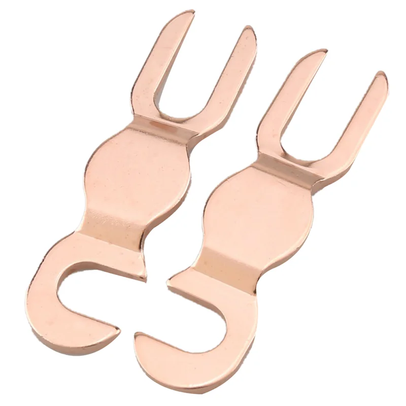 B24B Hifi Audio Speaker Binding Post Bridge 5N KTV Speaker Cable Jumper U Fork Audio Terminal Connector Easy To Use A