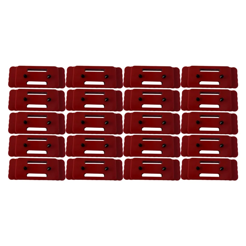 

ABKW-20Pcs Red Mounting Feet For Packout, For Packout System Compatible Feet