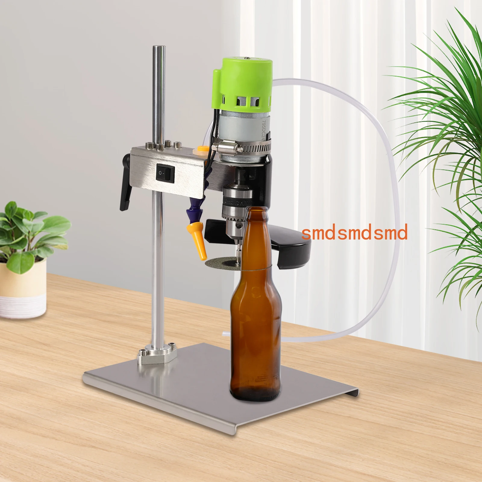 6000R/Min Glass Bottle Cutter, 150W Electric DIY Bottle Cutter, Bottle Cutter Kit for Round/Square/Irregular Glass