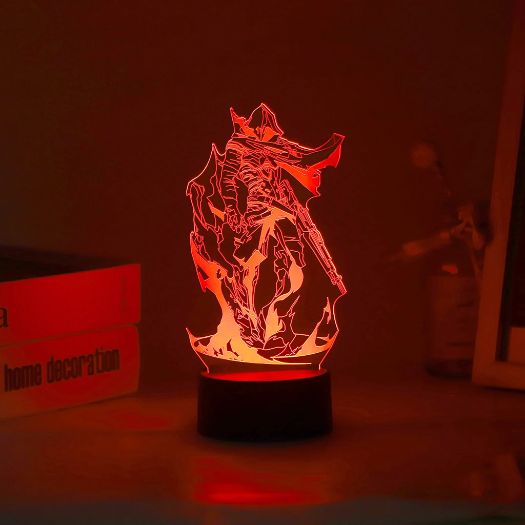 Hot Gaming Valorant 3D led Nightlight Omen Killjoy Raze Viper Figure Colorful Table Lamp For Gamer Game Room Decor Dropshipping