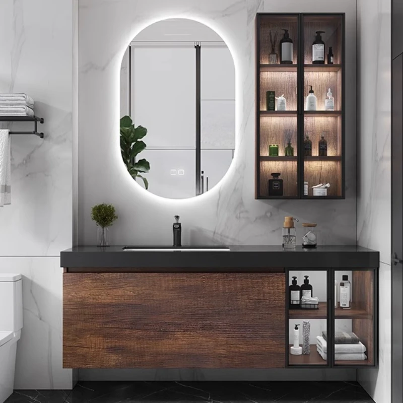 

Corner Cabinet Mirrors Bathroom Storage Salon Station Floor Wall Shelf Pharmacy Furniture Multifunction Home Narrow Shelf