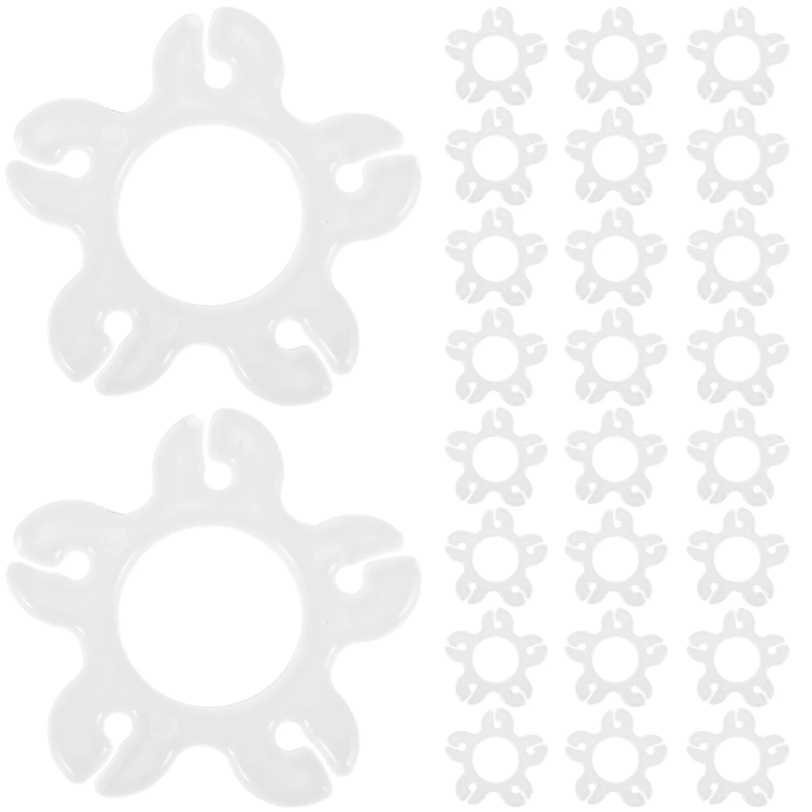 

100pcs Party Decoration Balloons Balloon Arch Clips Flower Shape Connectors For Wedding Birthday Celebration Reusable Balloon