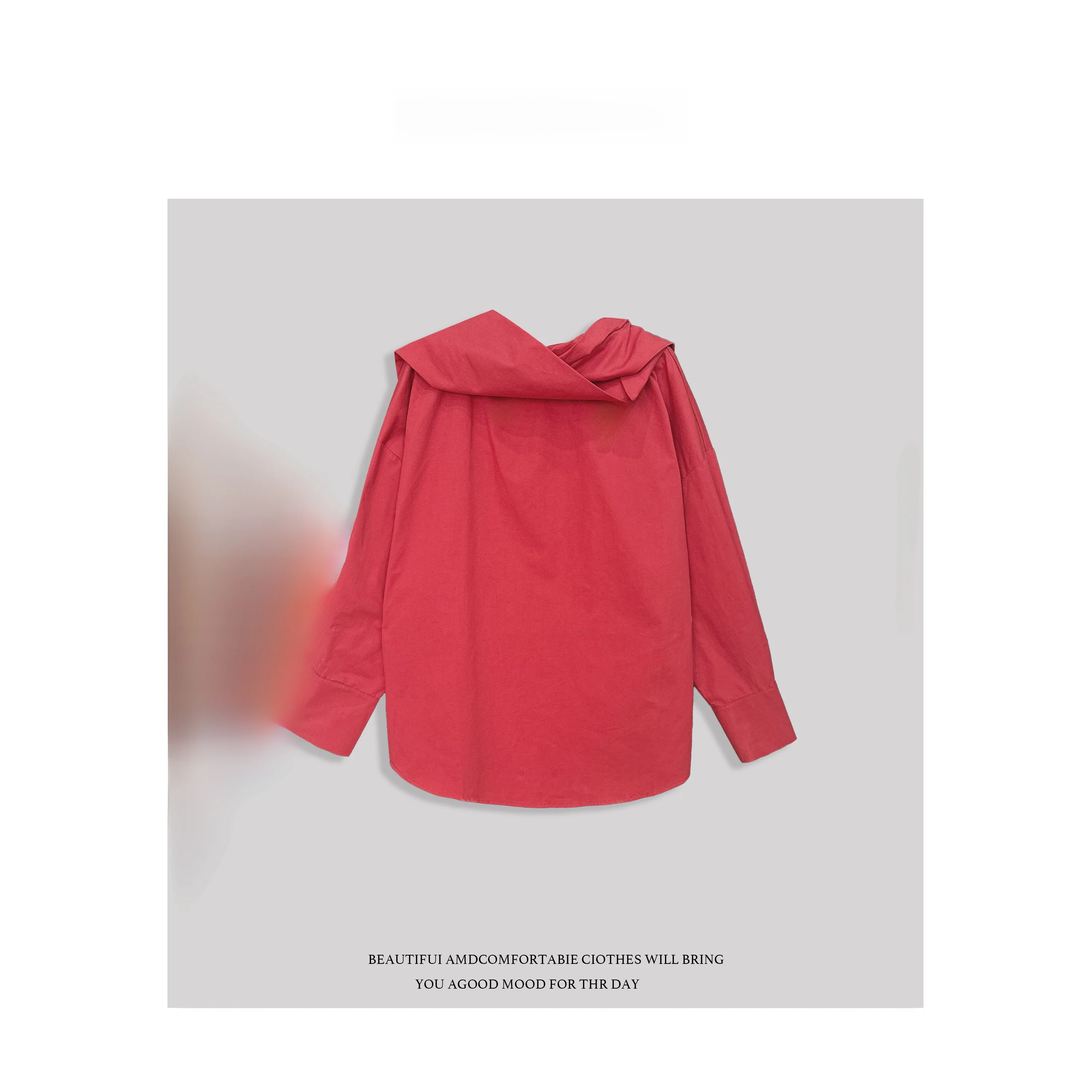 

Модная дизайнерская рубашка из 100% хлопка для женщин, премиум-класс, весна 2025, новинка LD0370