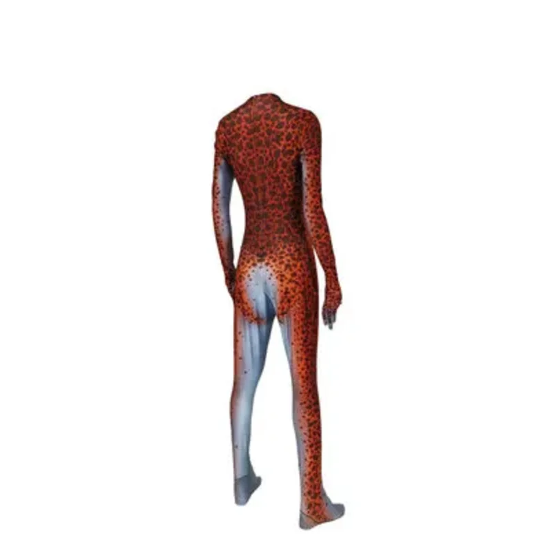 Female The Predator Cosplay Costume 3D Print Spandex Zentai Women Girls Predator Basic Suit Halloween Bodysuit Adults Kids