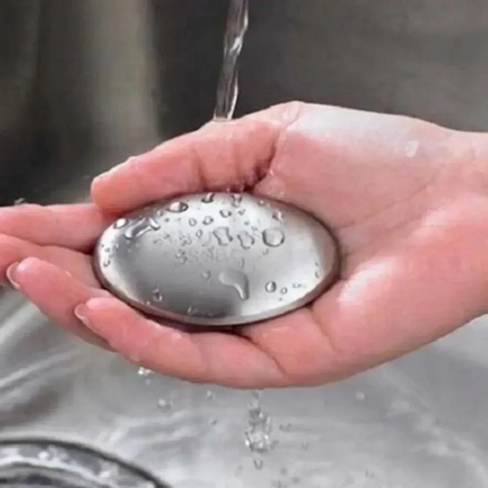 Stainless Steel Odor Removing Soap Bar Metal Deodorizer Stone Kitchen Hand Odor Elimination Bathroom Accessory