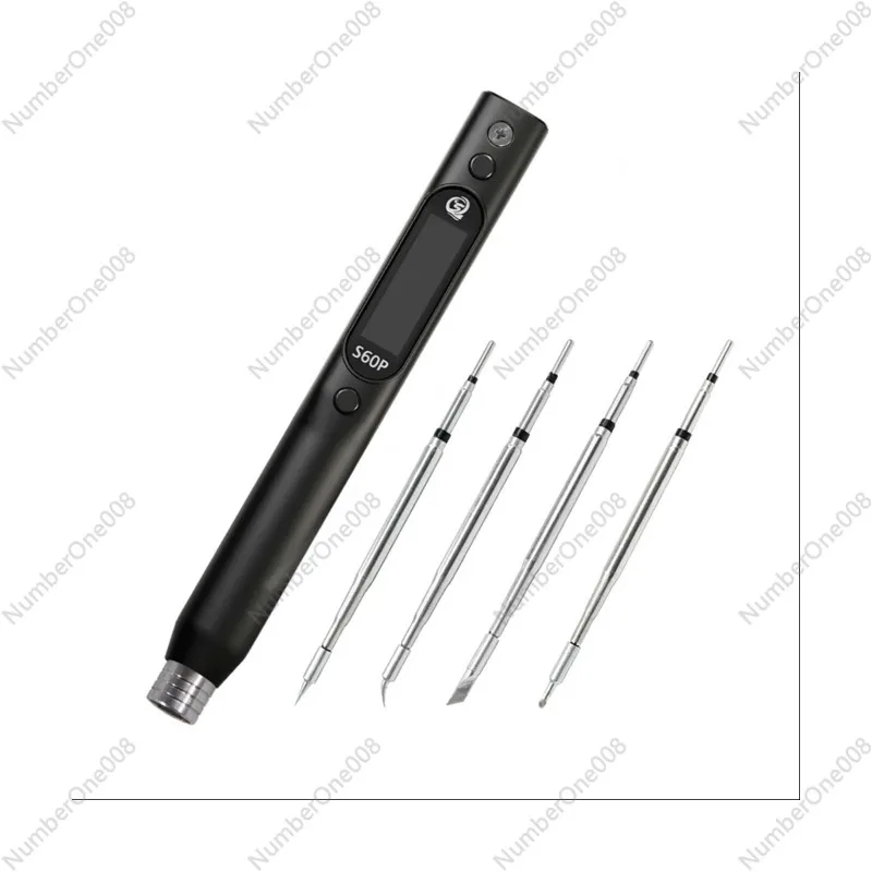 

SEQURE S60P Anti-Static Nano Soldering Iron Pen Support PD/QC Power Supply Iron Tip Set Compatible with C210 Solder Tip