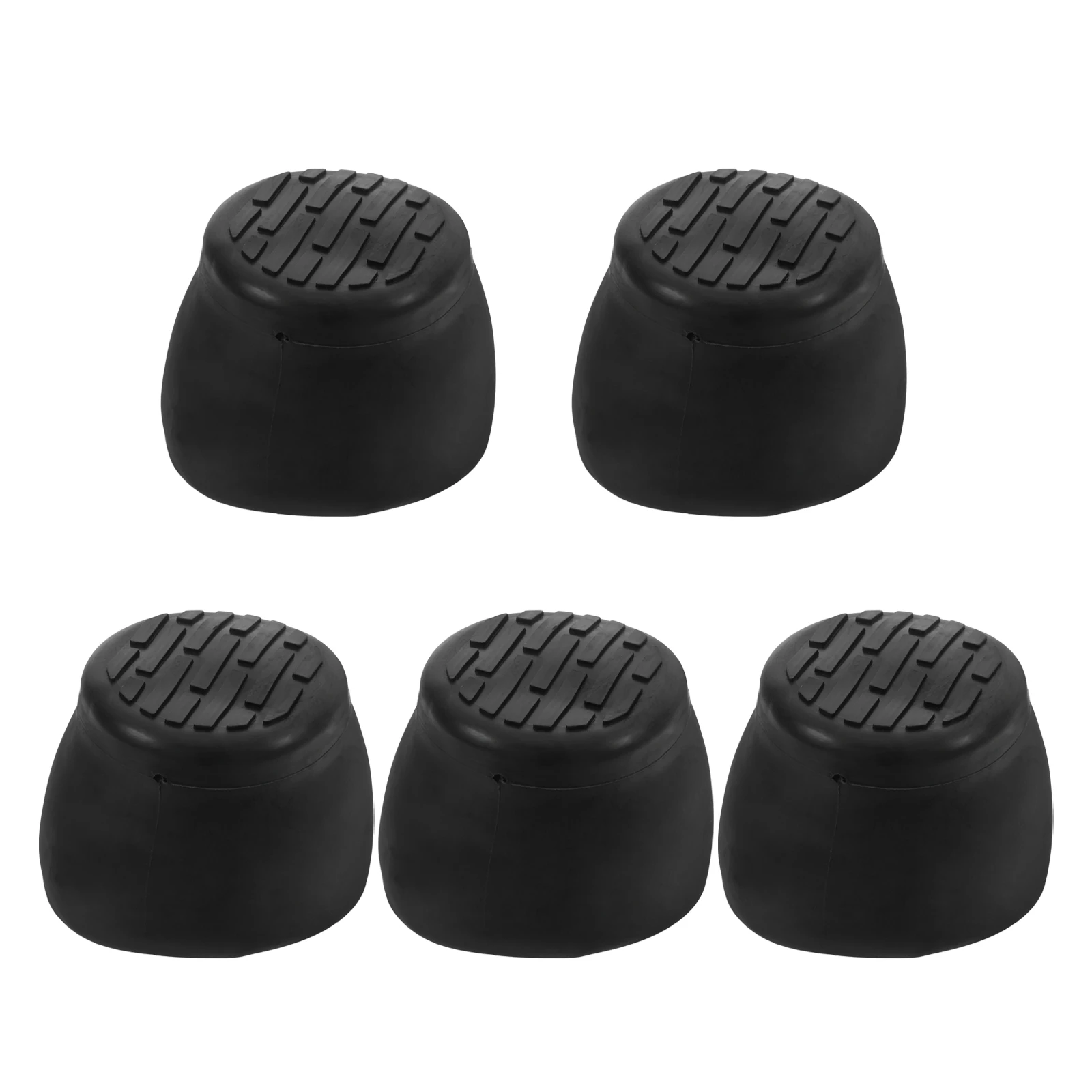 

5 Pcs Computer Chair Pulley Cover Feet Caps Plastic Bars Stool Floor Protectors