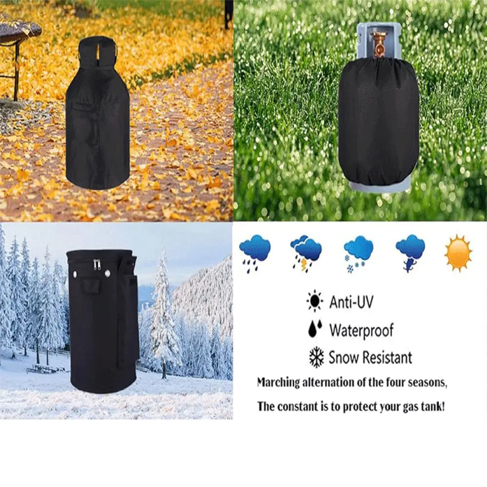 Waterproof Tank Sleeve Oxford Cloth Protective Case Outdoor Camping Grill Gas Bottle Shield Weatherproof Gear