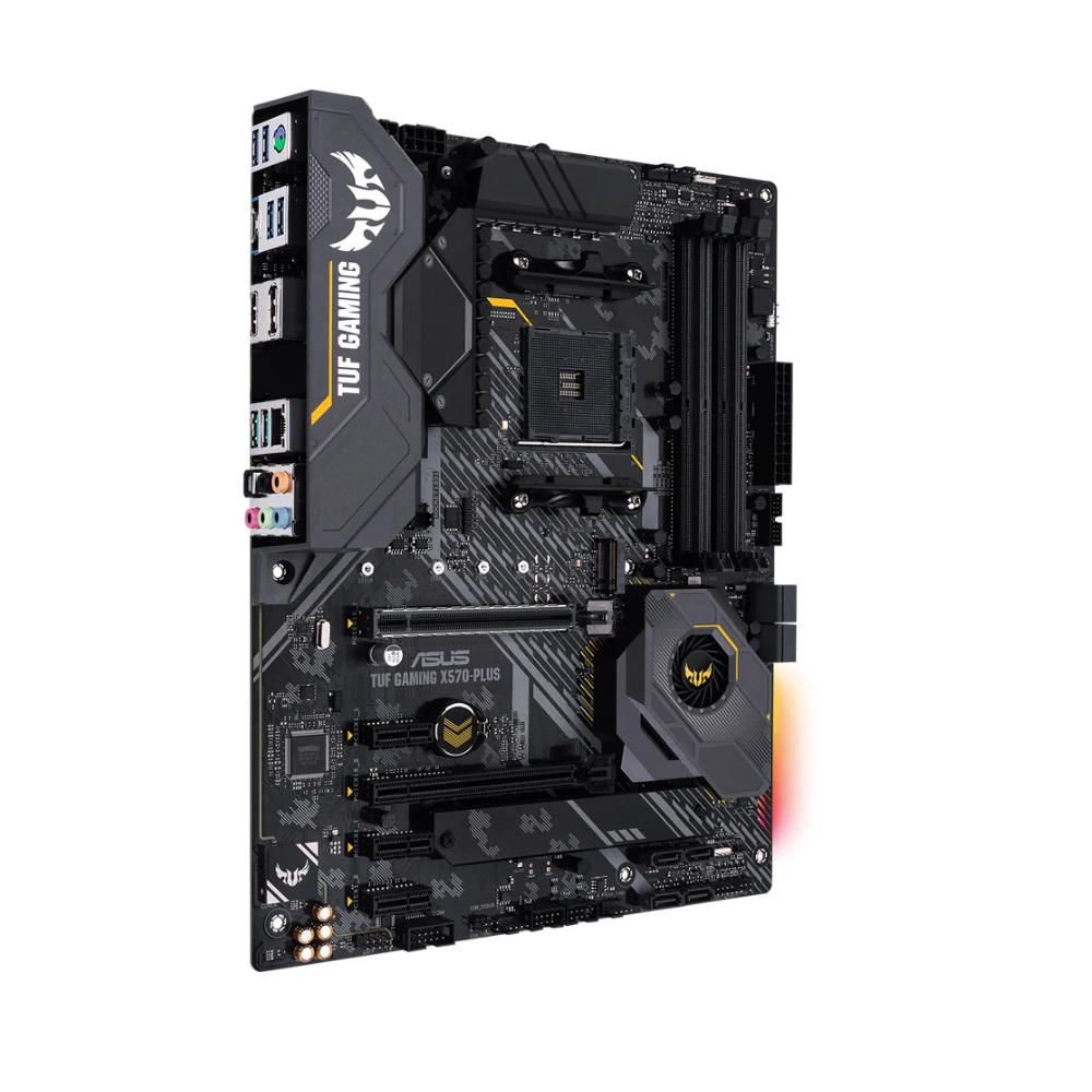 ASUS TUF GAMING X570-PLUS 마더보드는 5800X 5700x3D 5600G 3600X CPU 4xDDR4 PCIe 4.0 M.2 HDMI ATX AMD AM4 메인보드를 지원합니다. 썸네일 5