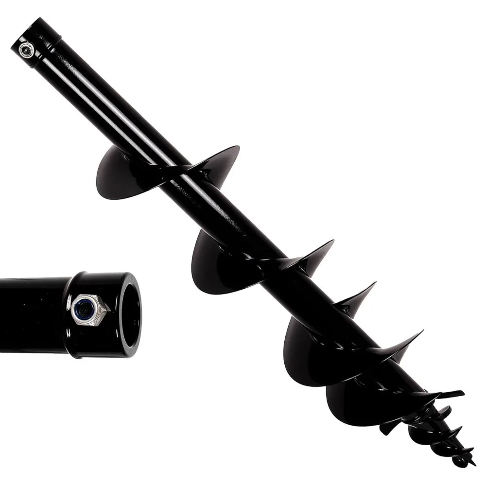 

Auger for Mini Excavator, Heavy-Duty Hydraulic Excavator Auger Drill, Universal Mini Excavator Attachments for Digging & P