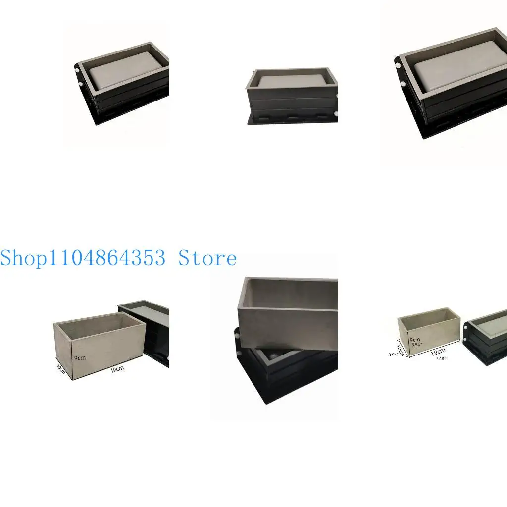 

652F Concrete Plant Flower Pot Epoxy Resin Mold Handmade Planter Flowerpot Silicone Mold DIY Holder Mould