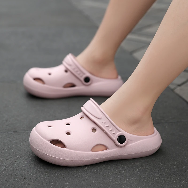 Boys And Girls Beach Sandals Adjustable Outdoor Slippers Children Cute Soft Sole Slides Non-Slips Open Toe Kids Sandals