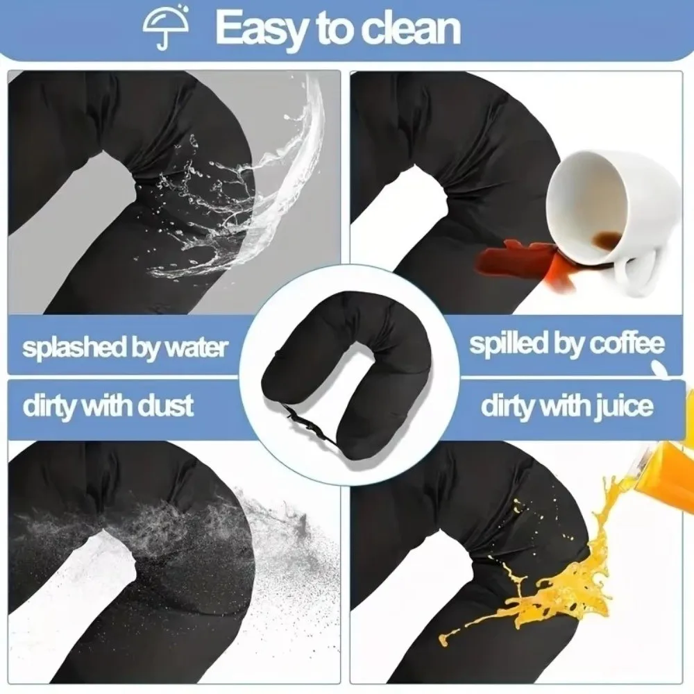Can Be Filled with Clothes Travel Neck Pillow Travel Essentials Self-filling Extra Storage Bag Lightweight Travel Bag Airplane
