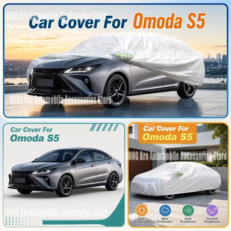 For Chery Arrizo 6 Pro GX GT Omoda 5 S5 Car Cover 2018-2026 Waterproof UV Resistant Dustproof Sun Snow Ice Scratch Protection