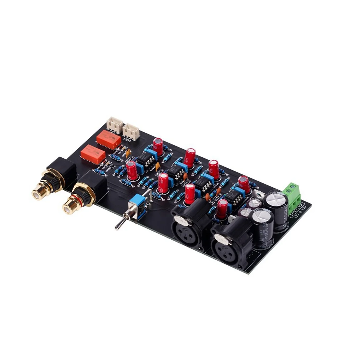 Balanced Input Power Amplifier Board Non-Balanced Input Turn Balanced Output Board Dual Channel DIY Home Audio Amplifier