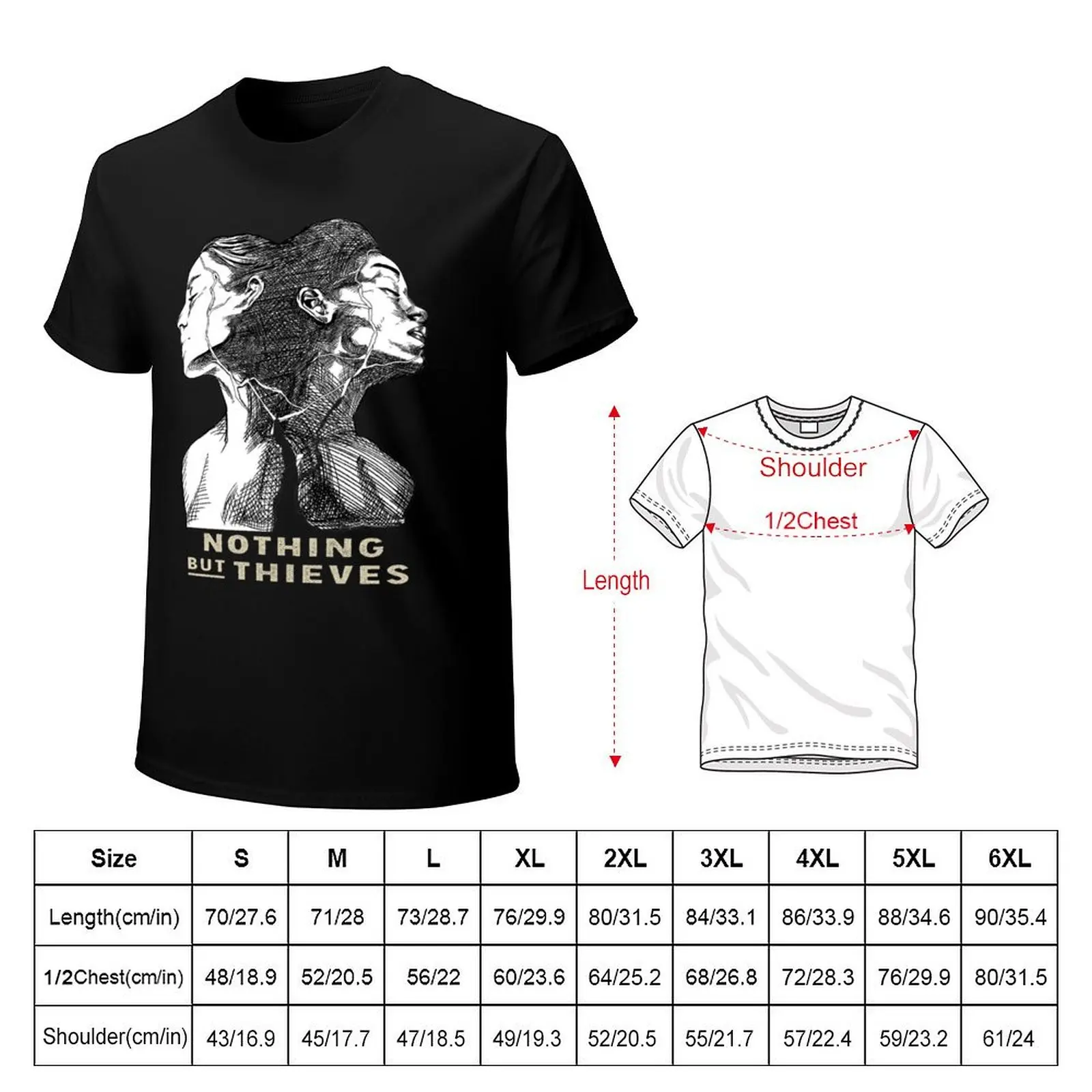 nothing but thieves T-Shirt Minimalist Graphic Tee Shirt