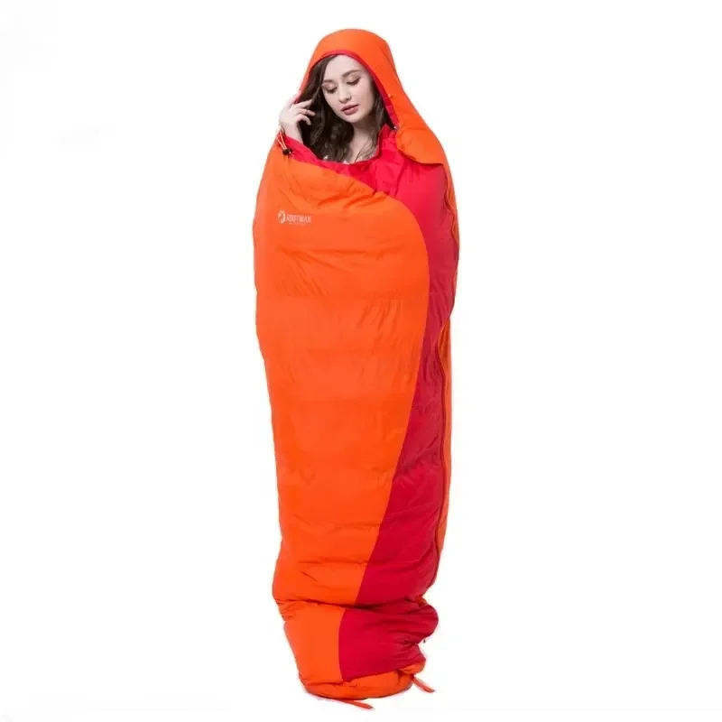 Lightweight Warm Washable Backpacking Down Sleeping Bag for Hiking Traveling & Outdoor Activities