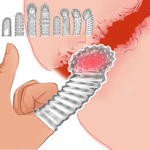 Female Masturbator Double Finger Sleeve Adult sexx Toys for Women G spot Clitoris Stimulator Vaginal Massager Couples 18