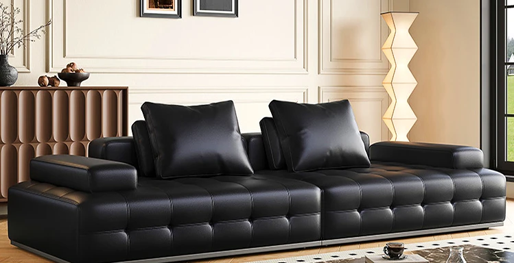 

Sofa living room luxury cat claw leather