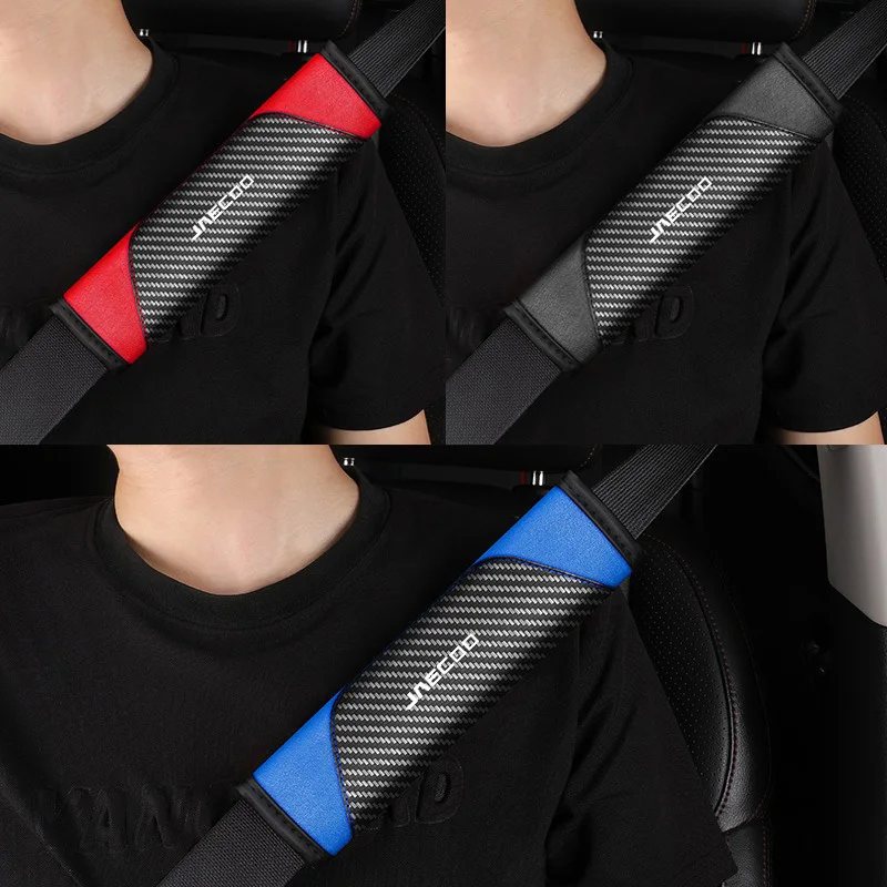 

Для Jaecoo Omoda J7 2025 2024 Chery J8 7 Tiggo 8plus 8 5 Plus 7pro Max 2 шт. Новые ремни безопасности из углеродного волокна и автомобильные аксессуары