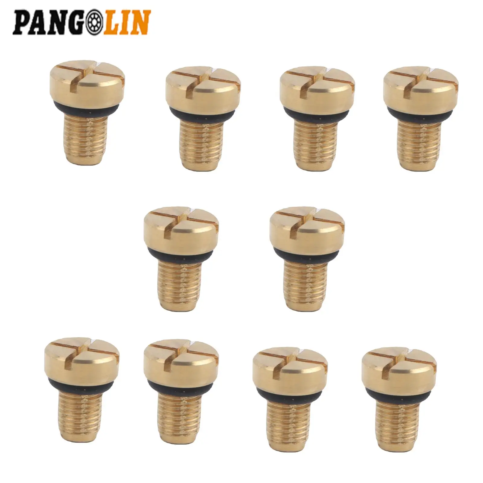 

10pc Coolant Expansion Tank Bleeder Screw Brass For E36 E39 E46 Car Engine Accessories Replacement Automotive and Auto Parts